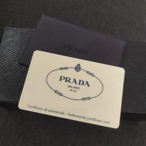 blank prada authenticity card|authenticity check prada bag.